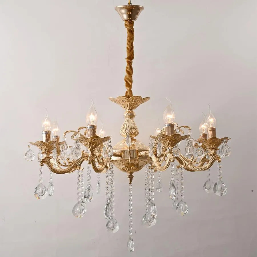 Majed Candelabri 8x E14 Candelabri classici in oro Titolo predefinito Alessandro Design