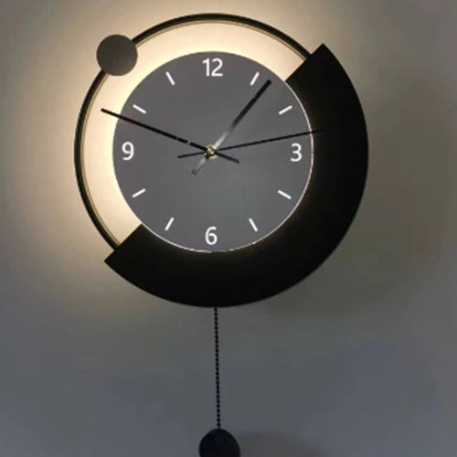 Lampada da parete decorativa a LED ARC Ø30 cm Luce fredda/neutra/calda Nera