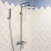 Colonna doccia, Acciaio inossidabile SUS304, satinato, Rubinetti e colonne doccia 9710N Titolo predefinito Alessandro Design
