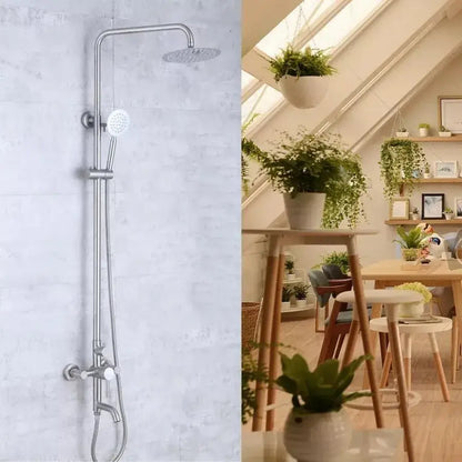 Colonna doccia, Acciaio inossidabile SUS304, satinato, Rubinetti e colonne doccia LY003 Titolo predefinito Alessandro Design