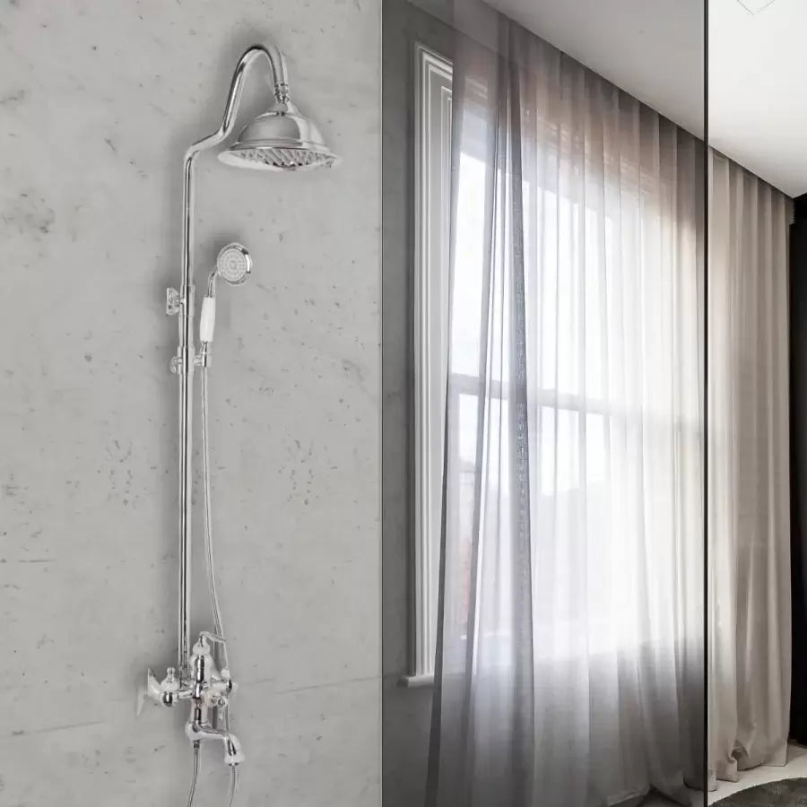Colonna Doccia, Ottone Sanitario, Cromo, WZY/310/A Rubinetti E Colonne Doccia Titolo predefinito Alessandro Design