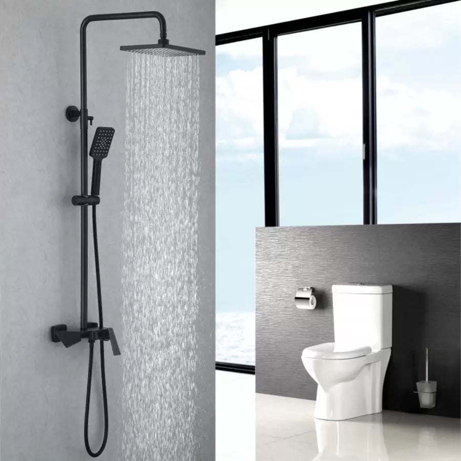 Colonna Doccia, Ottone Sanitario, Nero, 6720H Rubinetti E Colonne Doccia Titolo predefinito Alessandro Design