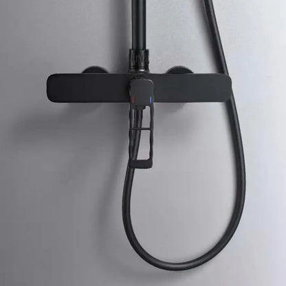 Colonna Doccia, Ottone Sanitario, Nero, 9710H Rubinetti E Colonne Doccia Titolo predefinito Alessandro Design
