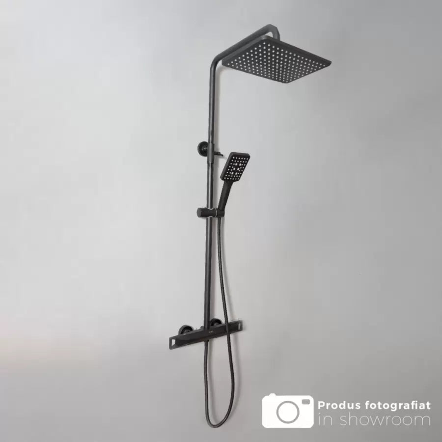 Colonna doccia, Ottone sanitario, Nero, HC8816H Rubinetti e colonne doccia Titolo predefinito Alessandro Design