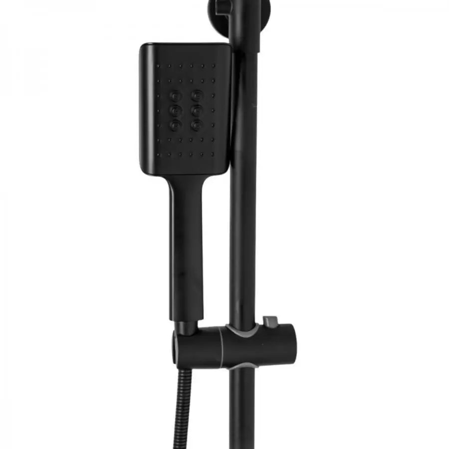 Colonna doccia con soffione e calotta di regolazione, ottone sanitario, nero, 9920H Rubinetti e colonne doccia Titolo predefinito Alessandro Design