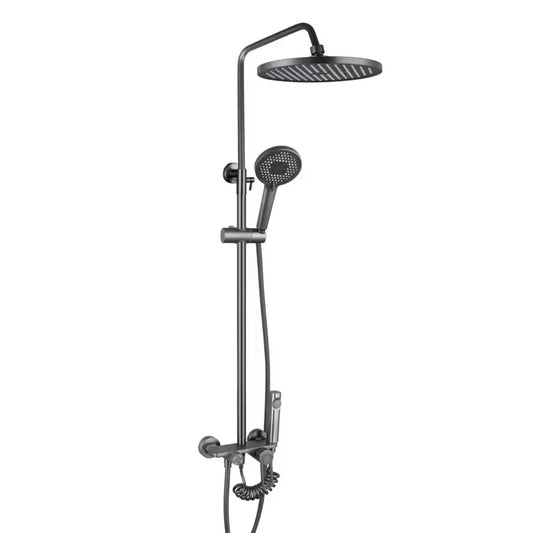 Colonna Doccia in Acciaio Inox Grigio Scuro OD3901 Titolo predefinito Alessandro Design