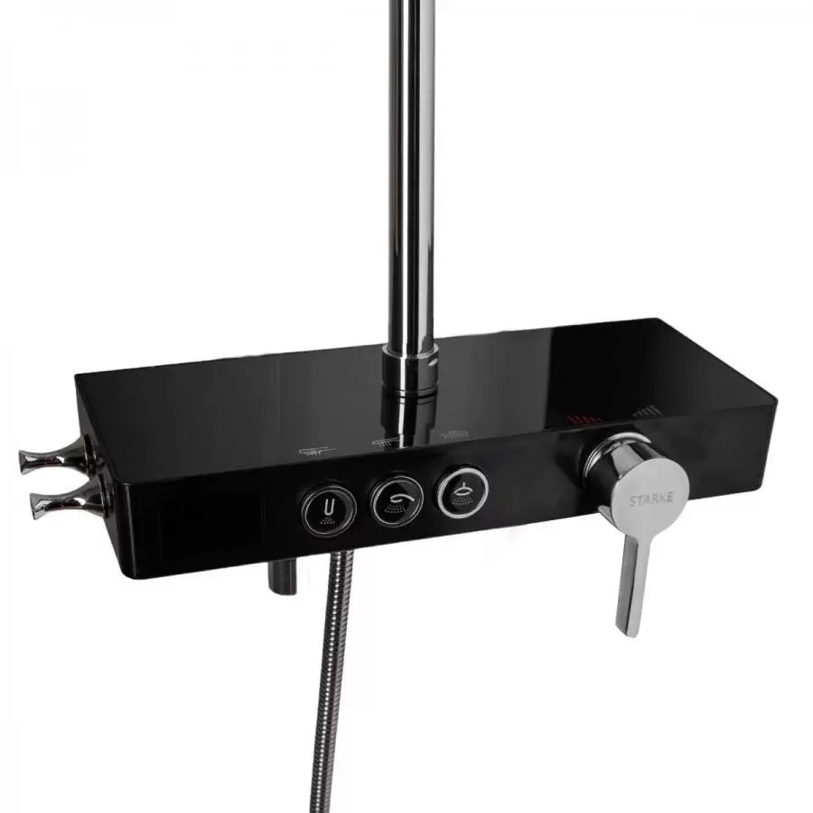 Colonna Doccia Display LCD Acciaio Inox Nero Argento SJG/006 Rubinetti e Colonne Doccia Titolo predefinito Alessandro Design