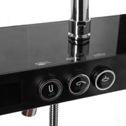 Colonna Doccia Display LCD Acciaio Inox Nero Argento SJG/003 Rubinetti e Colonne Doccia Titolo predefinito Alessandro Design