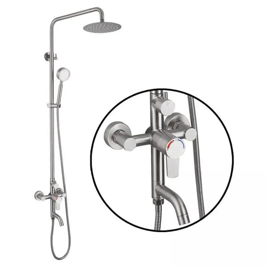 Colonna doccia, acciaio inossidabile SUS304, satinato, N/LY0C2 Titolo predefinito Alessandro Design