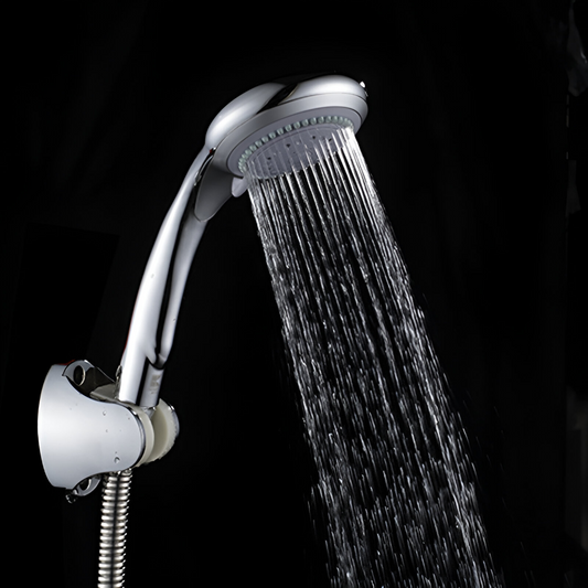 Soffione Doccia, 3 Funzioni, ABS, Grigio, Rubinetti E Colonne Doccia PD200 Titolo predefinito Alessandro Design