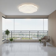 Plafoniera LED Flower 23 cm, 22W, 3000K / 4000K / 6000K, Plafoniere LED bianche, in metallo e acrilico Titolo predefinito Alessandro Design