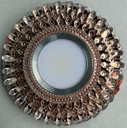 Spot LED ORBITA, 5W, Rotondo, Luce Fredda/Calda, Bronzo Antico, Spot LED in Resina e Vetro Titolo predefinito Alessandro Design