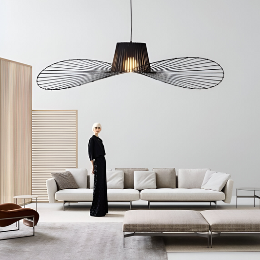 Lampadario a Sospensione ELIAS 35cm, 1x E27, Metallo, Nero Lampadari Industriali Titolo predefinito Alessandro Design