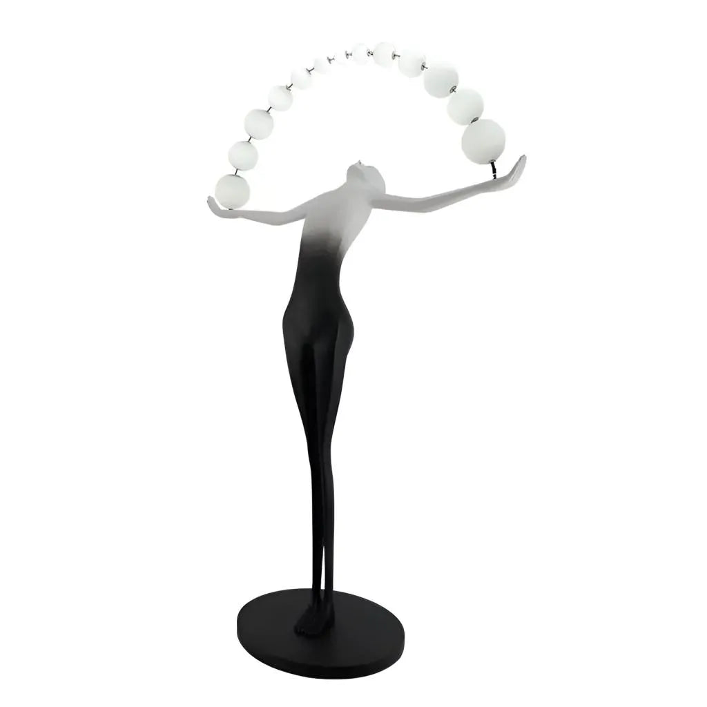 Lampada da Terra Amato LED 24W 4000K Metallo Nero Veioze & Lampada da Terra Titolo predefinito Alessandro Design