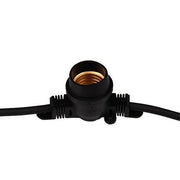Garland 10 sorgenti luminose 10M 10xE27 Nero IP65 Apparecchio illuminante - installazioni Titolo predefinito Alessandro Design