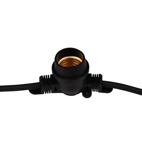 Garland 10 sorgenti luminose 10M 10xE27 Nero IP65 Apparecchio illuminante - installazioni Titolo predefinito Alessandro Design