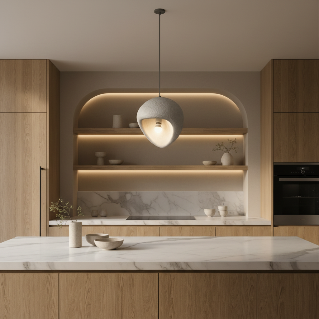 Lampadario Moderno AERA, 30 cm, Sospeso, 1 X E27, Grigio, Metallo e Schiuma, Altezza Regolabile Lampadari Moderni Titolo predefinito Alessandro Design