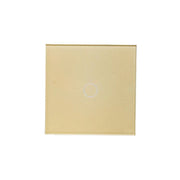 Simple Touch Switch Gold Secure Glass Interruttori predefiniti Titolo Alessandro Design