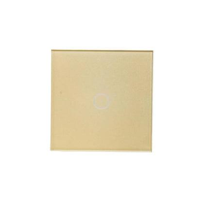 Simple Touch Switch Gold Secure Glass Interruttori predefiniti Titolo Alessandro Design