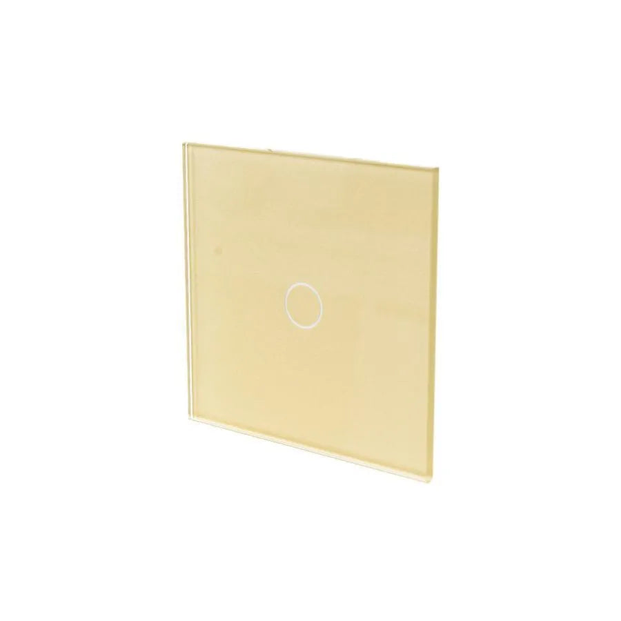 Simple Touch Switch Gold Secure Glass Interruttori predefiniti Titolo Alessandro Design