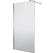 Parete doccia walk-in 90x195 cm, vetro di sicurezza da 8 mm, satinato, profilo metallico resistente Cabina doccia Titolo predefinito Alessandro Design