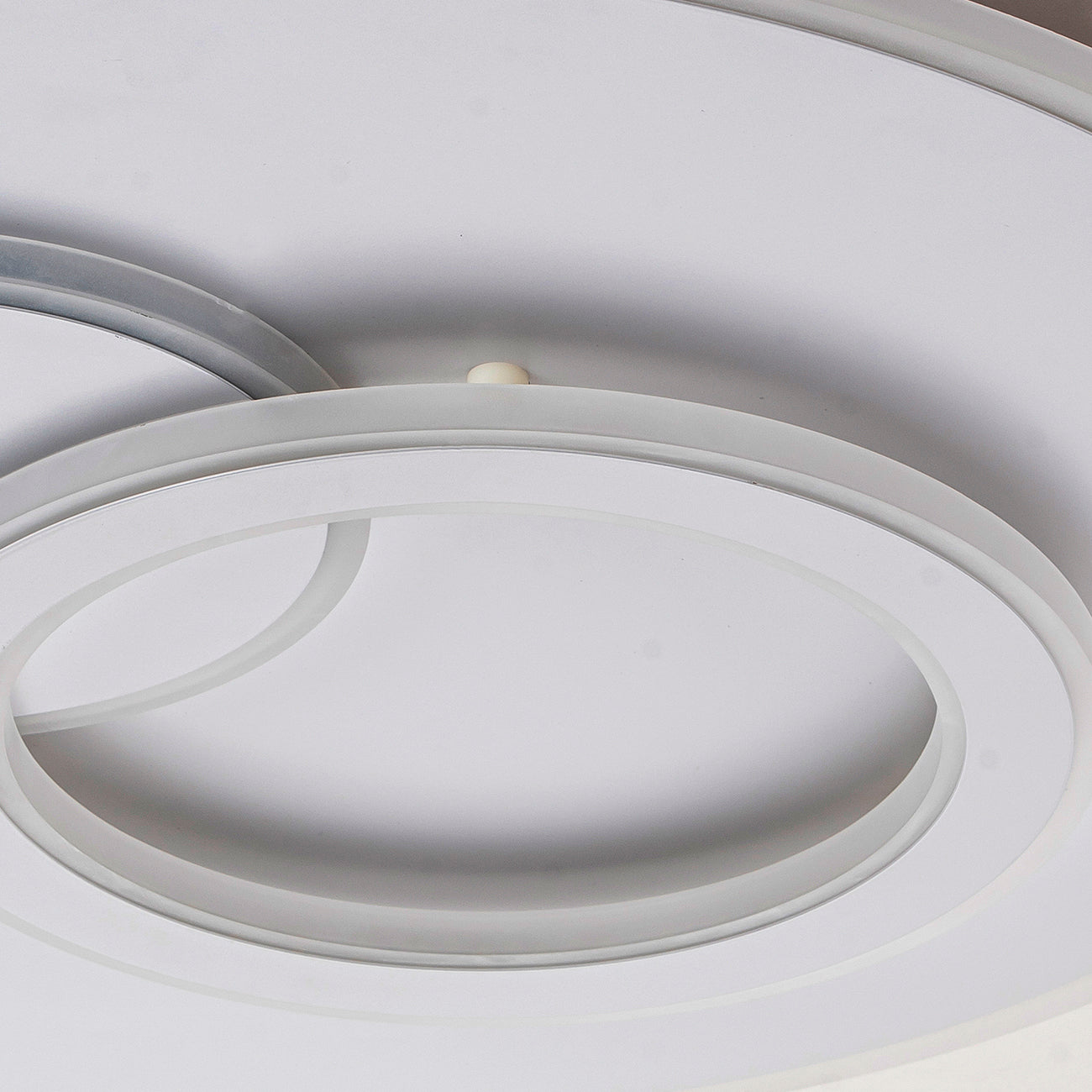 Lampadario a LED con telecomando NOLUX 34W, Rotondo, Luce Fredda/Calda/Neutra, Dimmerabile, Lampadari a LED bianchi con telecomando Titolo predefinito Alessandro Design