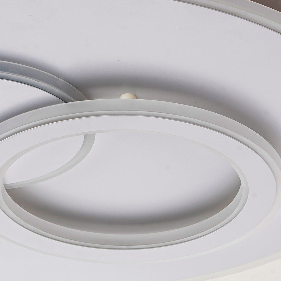 Lampadario a LED con telecomando NOLUX 34W, Rotondo, Luce Fredda/Calda/Neutra, Dimmerabile, Lampadari a LED bianchi con telecomando Titolo predefinito Alessandro Design