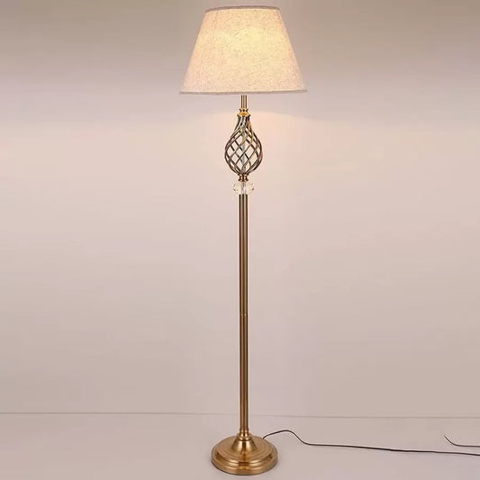 Lampada da terra Brixton 1x E27 Oro Veioze e lampada da terra Titolo predefinito Alessandro Design