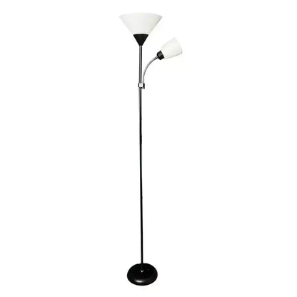 Lampada Rory 2x E27 Bianco Nero Veioze & Lampada Titolo predefinito Alessandro Design