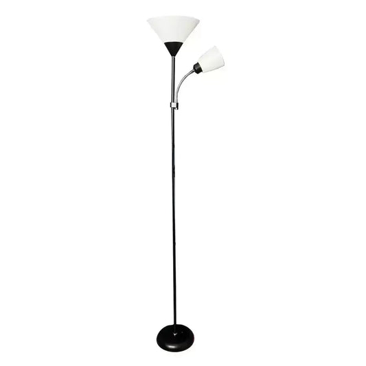 Lampada Rory 2x E27 Bianco Nero Veioze & Lampada Titolo predefinito Alessandro Design