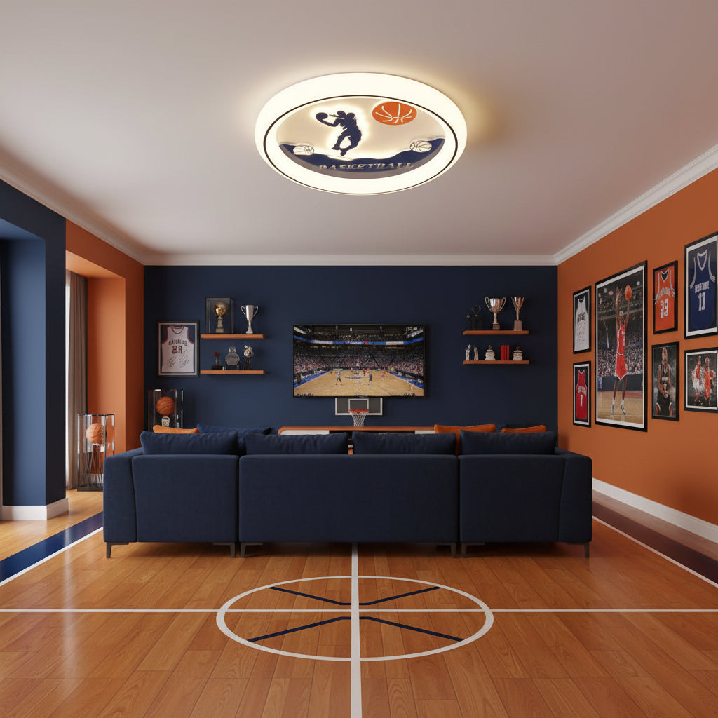 Lampadario LED con telecomando 88W, Diametro 50cm, Luce Fredda/Calda/Neutra, Lampadario LED Blu con telecomando Titolo predefinito Alessandro Design