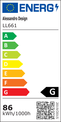 Lampadario LED FLORENSIA, 86W, Luce Fredda/Calda/Neutra, Lampadari LED Applicati Bianchi Titolo predefinito Alessandro Design