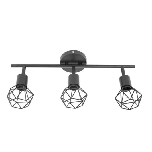 Lampadario Adana 3x E27 Nero Titolo predefinito Alessandro Design