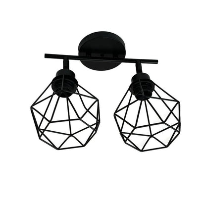 Lampadario Aerope, 2x E27, metallo, nero Lampadari industriali Titolo predefinito Alessandro Design