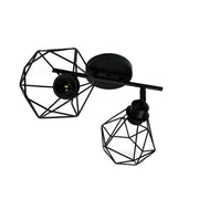 Lampadario Aerope, 2x E27, metallo, nero Lampadari industriali Titolo predefinito Alessandro Design