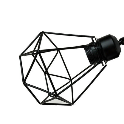 Lampadario Aerope, 2x E27, metallo, nero Lampadari industriali Titolo predefinito Alessandro Design