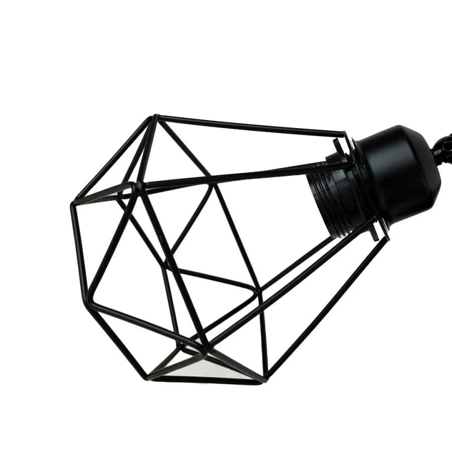 Lampadario Aethra, 1x E27, metallo, nero Lampadari industriali Titolo predefinito Alessandro Design