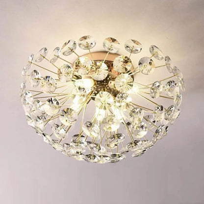 Lampadario di cristallo MINUE, 4x G9, diametro 35 cm, Lampadari di cristallo oro lucido Titolo predefinito Alessandro Design