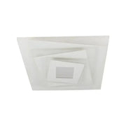 Lampadario LED NIVARA RGB 3D 40W, Luce Fredda/Calda/Neutra, Bianco