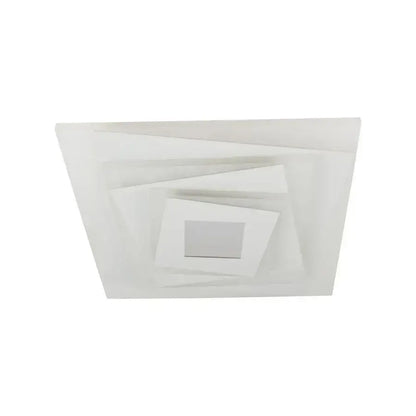 Lampadario LED NIVARA RGB 3D 40W, Luce Fredda/Calda/Neutra, Bianco