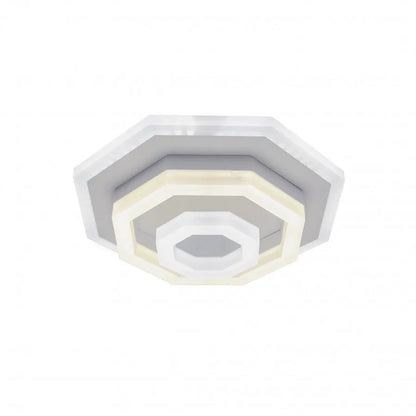 Lampadario LED ADELINE 24W, Diametro 20cm, Luce Fredda/Calda/Neutra, Bianco