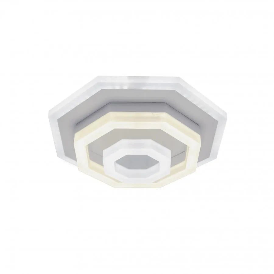 Lampadario LED ADELINE 24W, Diametro 20cm, Luce Fredda/Calda/Neutra, Bianco