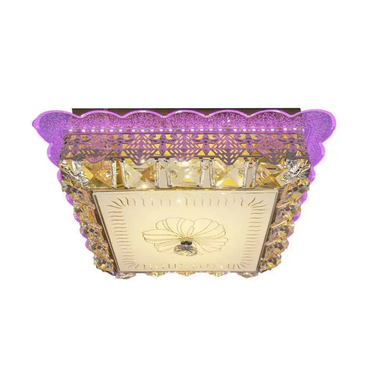 Lampadario LED in cristallo ANAIDA RGB 20W, 3000K / 4000K / 6000K, Lampadari LED Oro con telecomando Titolo predefinito Alessandro Design