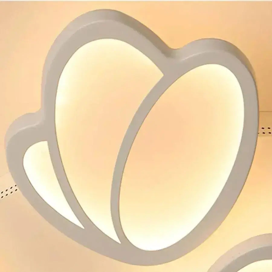 Lampadario a LED con telecomando TULIP 45W, 3 Petali, Luce Fredda/Calda/Neutra, Dimmerabile, Lampadario a LED Bianco con telecomando Titolo predefinito Alessandro Design