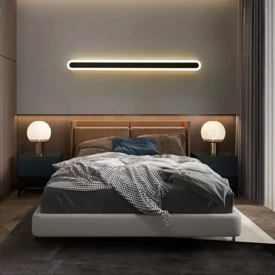Lampadario LED CASSIUS, 24W, Lineare, Luce Fredda/Calda/Neutra, Nero Titolo predefinito Lampadari LED Alessandro Design