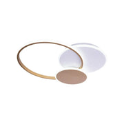 Lampadario LED con Telecomando KILLIAN 46W, 3 Cerchi, Luce Fredda/Calda/Neutra 3000K/4000K/6000K, Dimmerabile, Oro Bianco Lampadari LED con Telecomando Titolo predefinito Alessandro Design