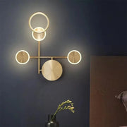 Lampada da parete a LED Corycia 25W Oro