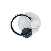 Lustra LED cu cristal GELLA 48W, Rotunda, lumina Rece/Calda/Neutra, Alb Negru Lustra LED Default Title Alessandro Design