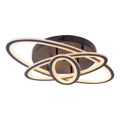 Lampadario a LED con telecomando TIANA 78W, 3 Ellissi, Luce Fredda/Calda/Neutra, Dimmerabile, Nero Lampadari a LED con telecomando Titolo predefinito Alessandro Design