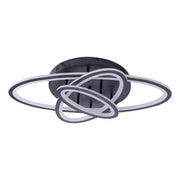 Lampadario a LED con telecomando TIANA 78W, 3 Ellissi, Luce Fredda/Calda/Neutra, Dimmerabile, Nero Lampadari a LED con telecomando Titolo predefinito Alessandro Design